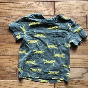 Hanna Andersson leopard t-shirt.  Size 90